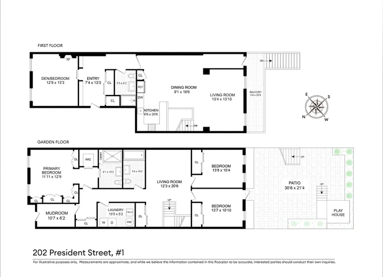 202 President Street, 1 | floorplan | View 16