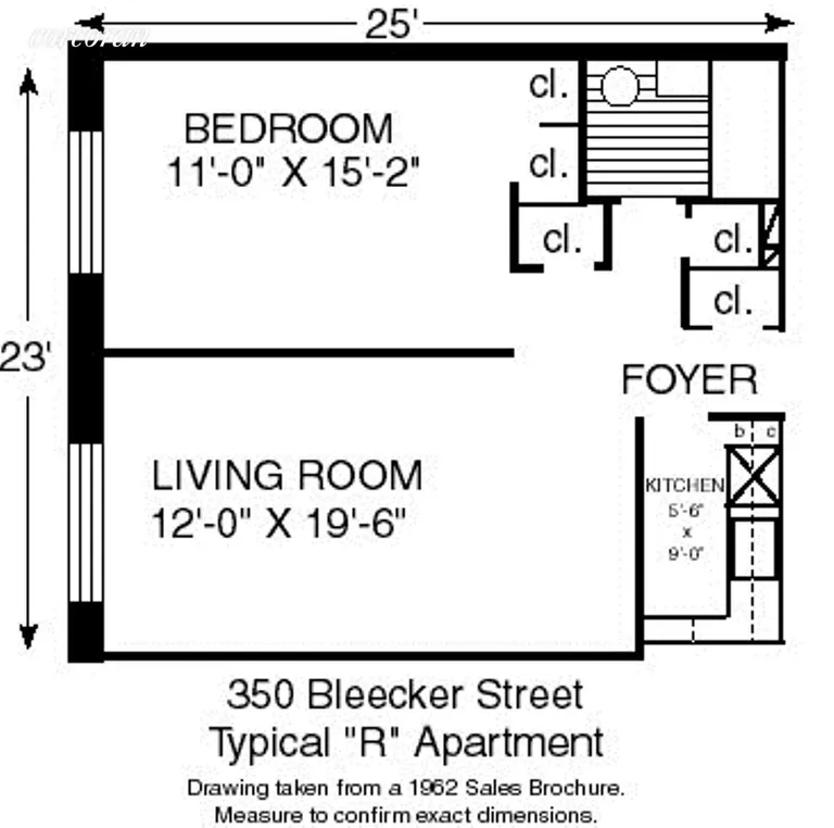 350 BLEECKER STREET, 5R | floorplan | View 13