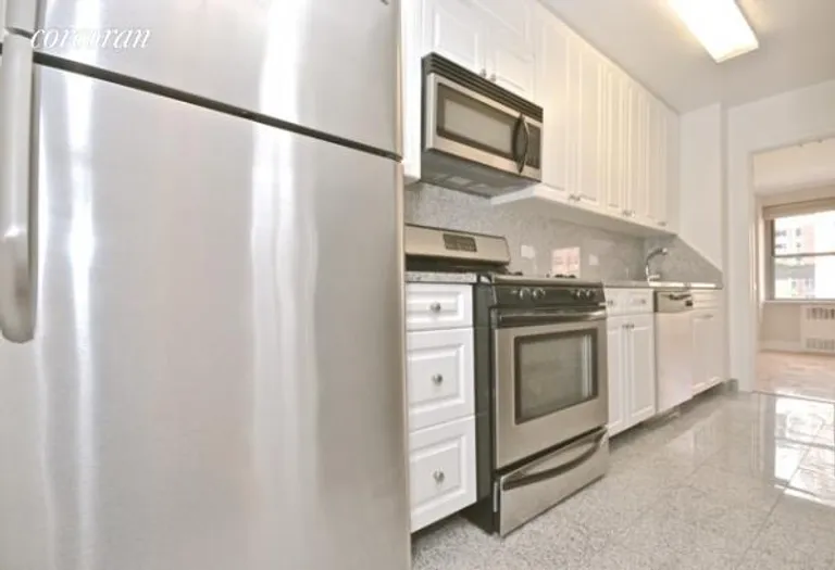 New York City Real Estate | View 420 East 55th Street, 10E | Kitchen w/top of the line features | View 8