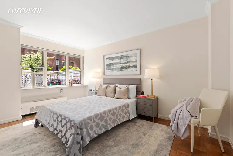 New York City Real Estate | View 15 West 72Nd Street, 1D | Bedroom with Morning Sun and View o | View 4