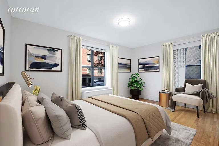 New York City Real Estate | View 860 West 181st Street, 3 | Bedroom (virtually staged) | View 9