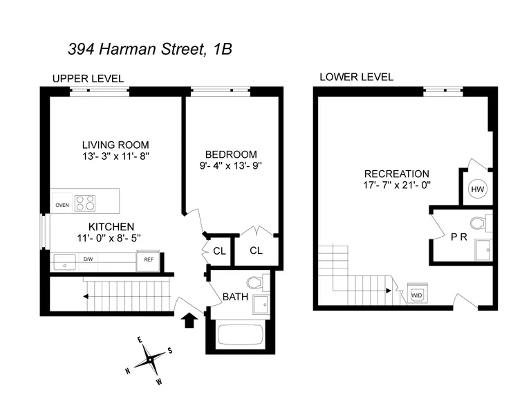 394 Harman Street, 1B | floorplan | View 7