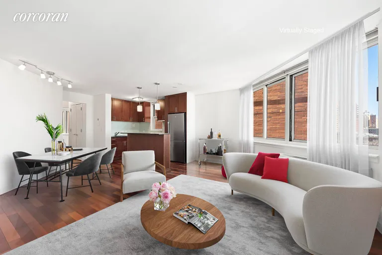 New York City Real Estate | View 206 East 95th Street, 14B1 | Living Room | View 2