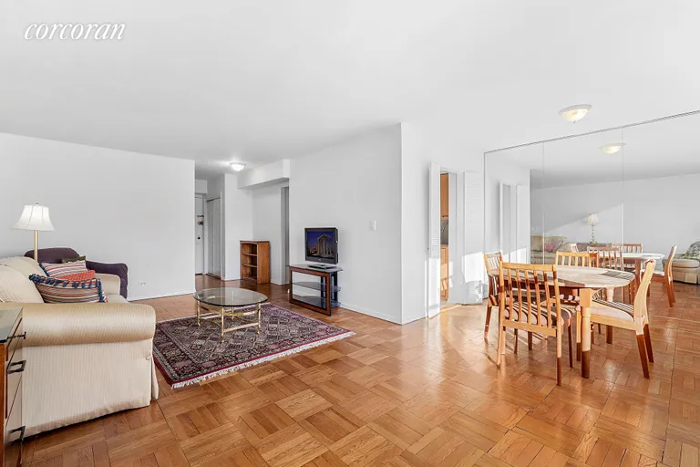 New York City Real Estate | View 440 East 79th Street, 17J | Living Room & Dining Room (South) | View 3