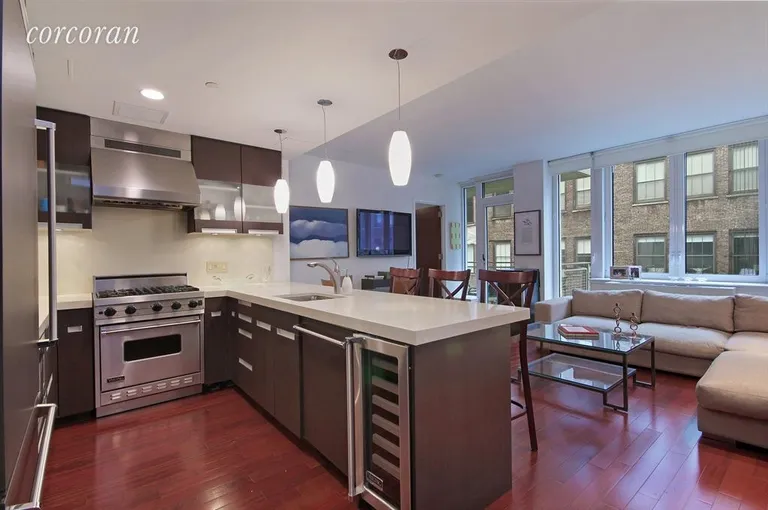 New York City Real Estate | View 125 West 21st Street, 11C | Kitchen / Living Room | View 2