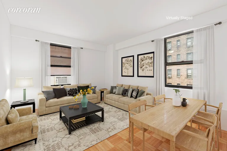 New York City Real Estate | View 345 West 145th Street, 4A6 | Living Room | View 4