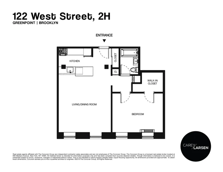 122 West Street , 2H | floorplan | View 10