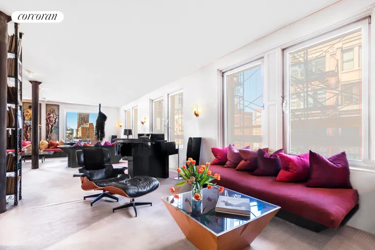 New York City Real Estate | View 90 West Broadway, 8THFLOOR | Living Room | View 2