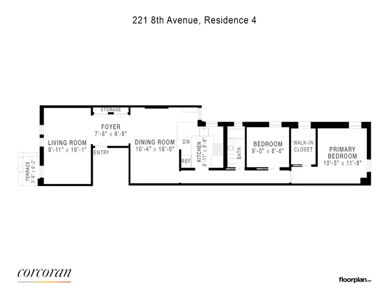 221 8th Avenue, 4 | floorplan | View 10
