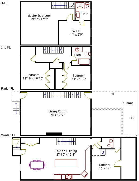 12 Dennett Place | floorplan | View 10