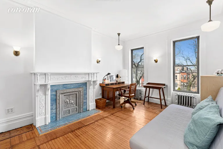 New York City Real Estate | View 323 Park Place | The rear-facing bedroom is sunny & serene. | View 8