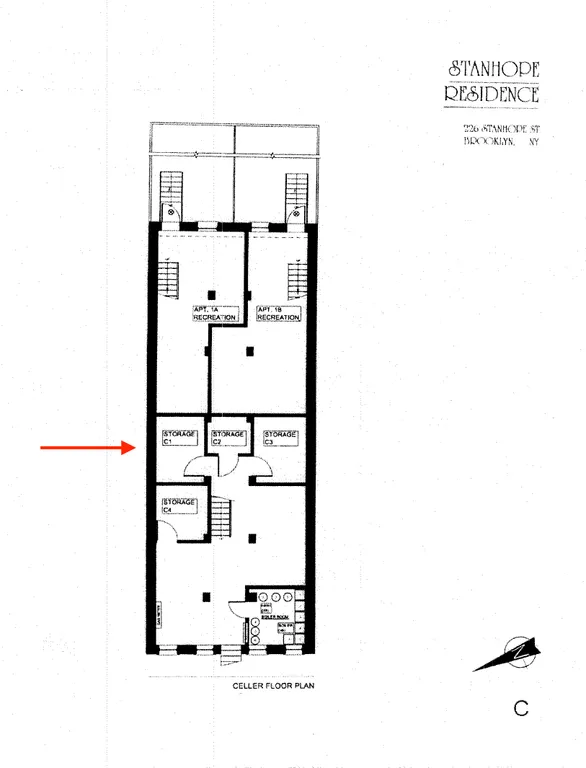 226 Stanhope Street, 2B | floorplan | View 11