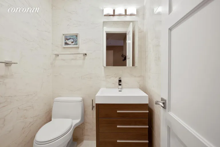 New York City Real Estate | View 379 Prospect Avenue, 2A | Powder Room off the Entry Foyer | View 11