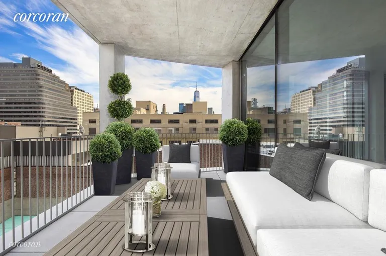 New York City Real Estate | View 160 Leroy Street, NORTH7C | Balcony | View 4