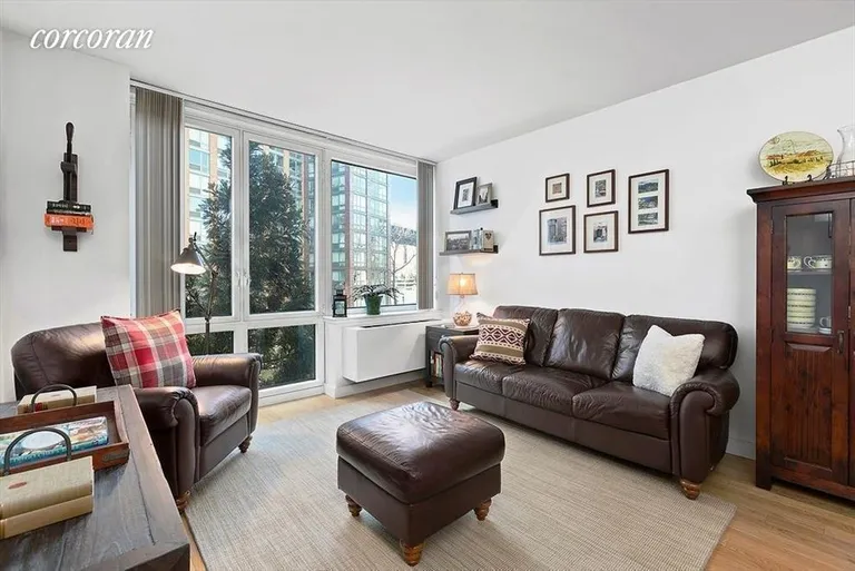 New York City Real Estate | View 415 Main Street, 2E | 1 Bed, 1 Bath | View 1