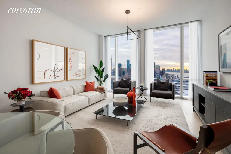 New York City Real Estate | View 10 Riverside Boulevard, 31F | Living | View 2