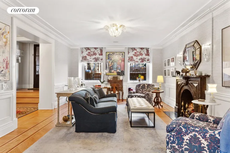 New York City Real Estate | View 118 Remsen Street, garden parlor | room 1 | View 2