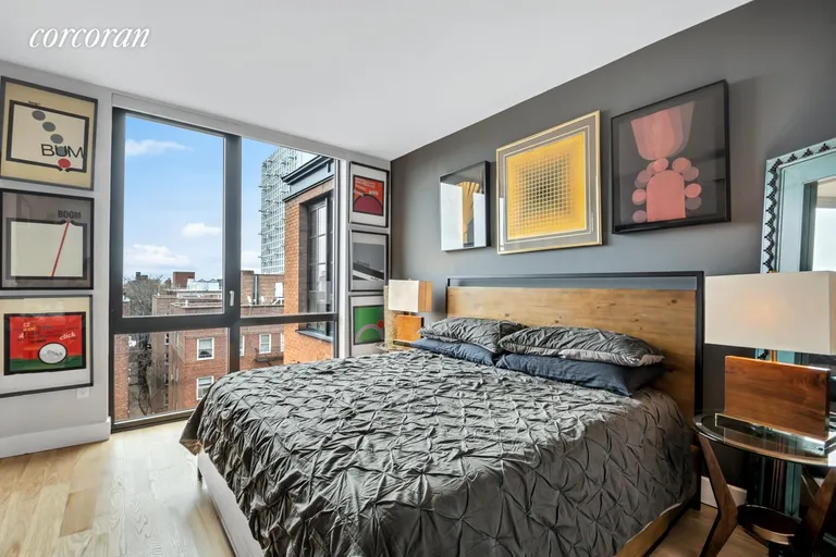 New York City Real Estate | View 2100 Bedford Avenue, 8E | bedroom (west facing) | View 7