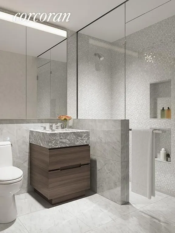 New York City Real Estate | View 30 Riverside Boulevard, 33G | Bathroom | View 7