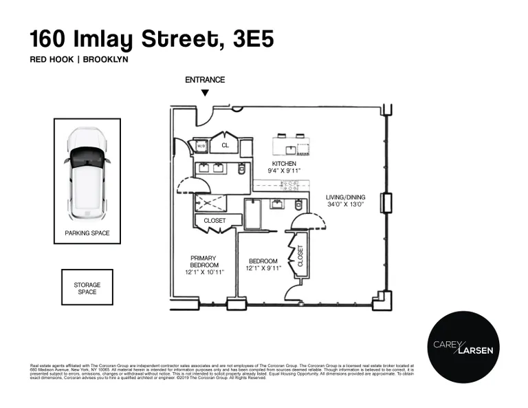 160 Imlay Street, 3E5 | floorplan | View 13