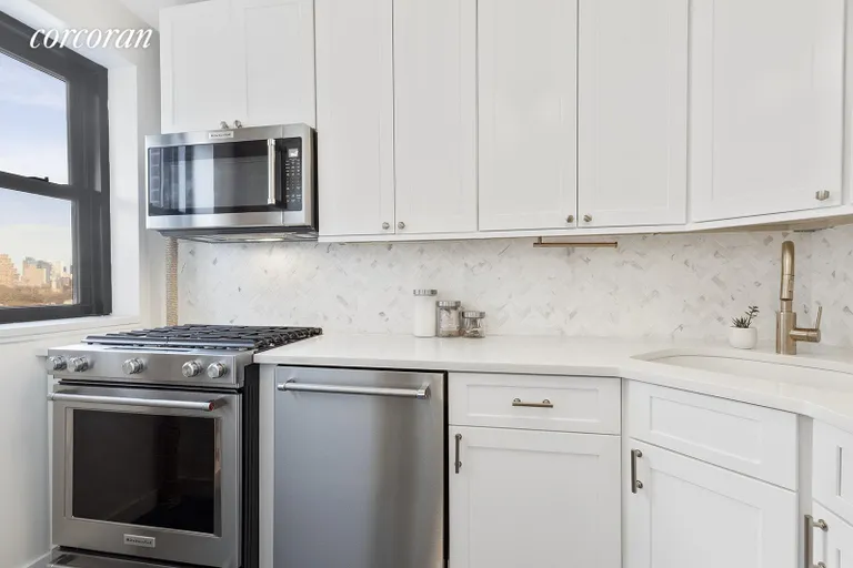 New York City Real Estate | View 355 Clinton Avenue, 11E | KITCHEN WITH WINDOW | View 4