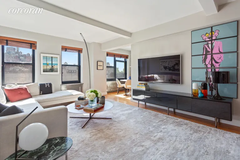New York City Real Estate | View 300 West 23rd Street, 10H | Living Room | View 2