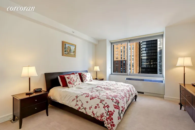 New York City Real Estate | View 30 West Street, 15C | Master Bedroom | View 4