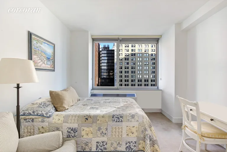 New York City Real Estate | View 30 West Street, 15C | Second Bedroom | View 5