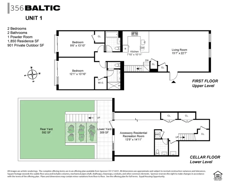 356 Baltic Street, Garden | floorplan | View 12