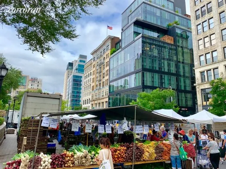 New York City Real Estate | View 12 East 12th Street, 5SW | Farmers Market at Union Square | View 9