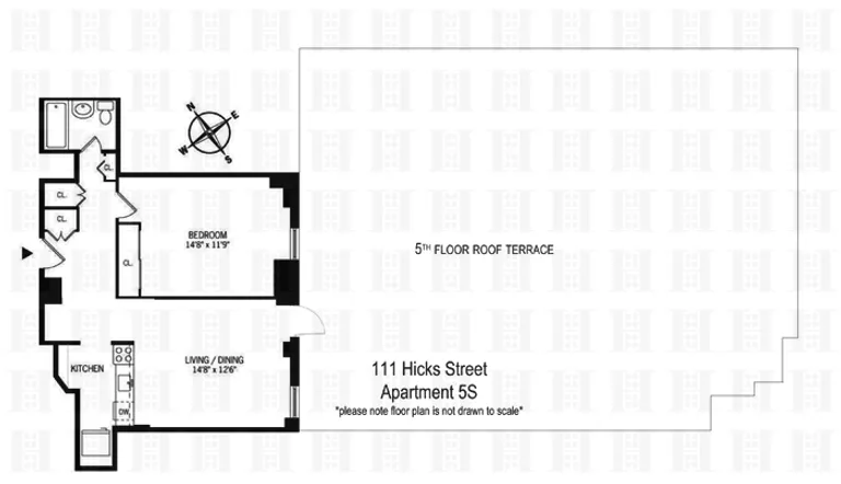 111 Hicks Street, 5S | floorplan | View 8