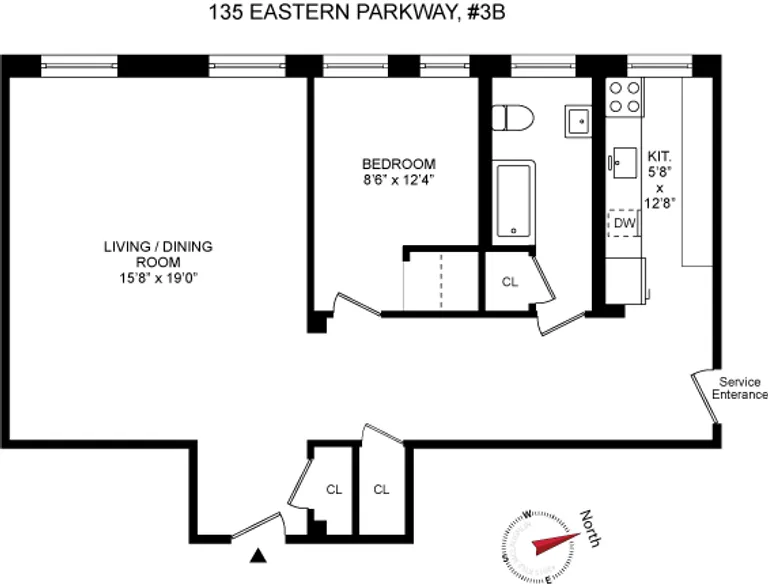 135 Eastern Parkway, 3B | floorplan | View 16