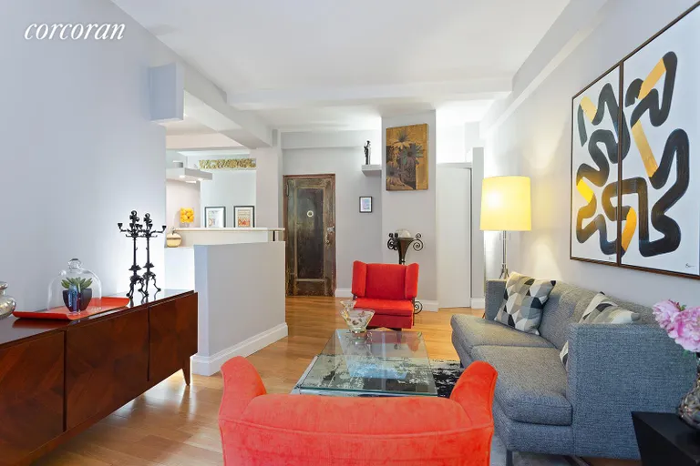 New York City Real Estate | View 140 East 40th Street, 1D | Living Room | View 2