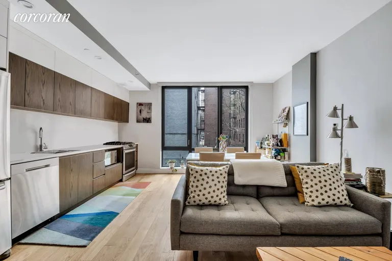 New York City Real Estate | View 2100 Bedford Avenue, 2K | Living/Dining/Kitchen | View 2