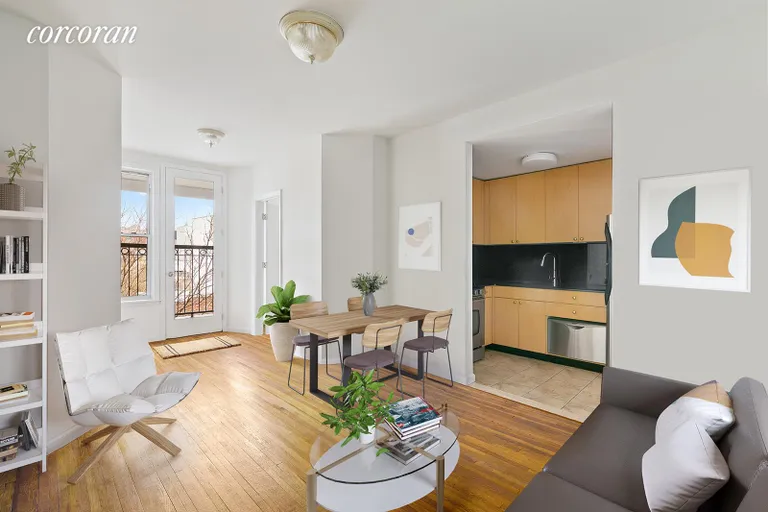 New York City Real Estate | View 206 21st Street, 4A | 2 Beds, 1 Bath | View 1