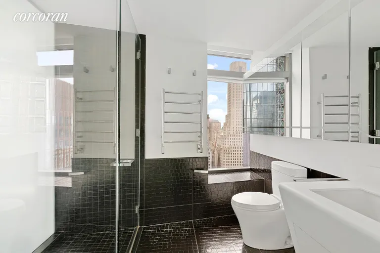New York City Real Estate | View 123 Washington Street, 36F | Full Bathroom | View 4