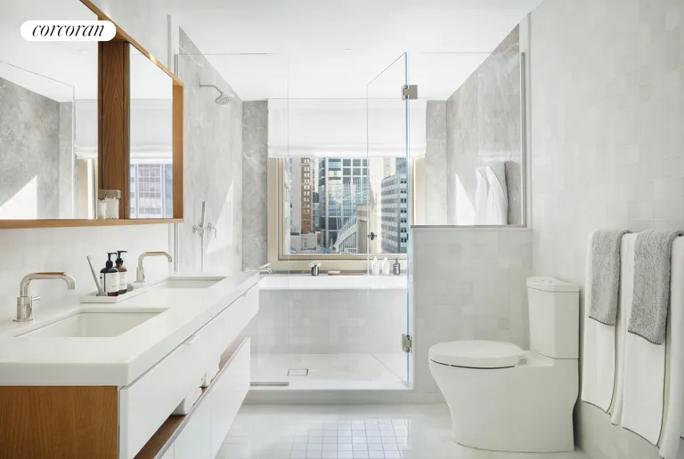 New York City Real Estate | View 30 Warren Street, PH3 | Bathroom | View 11