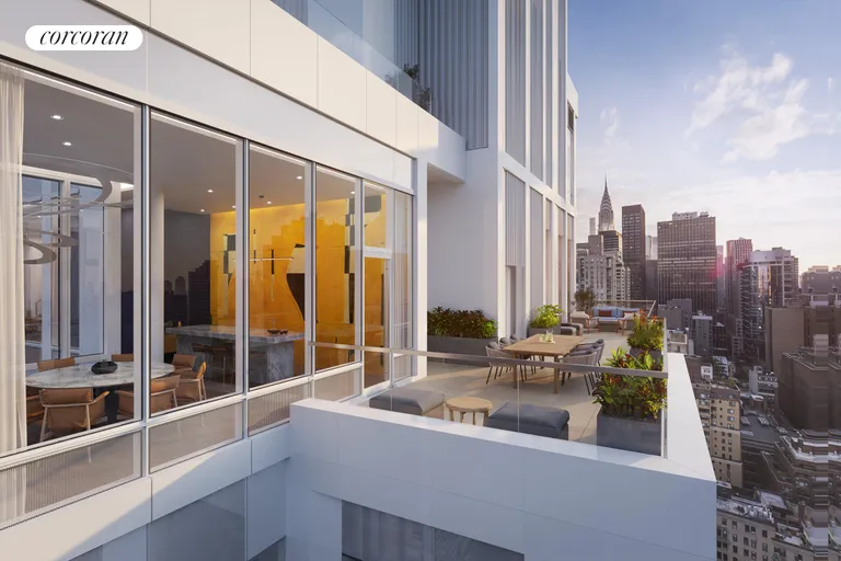 New York City Real Estate | View 501 Third Avenue, 17A | Resident Terrace | View 9
