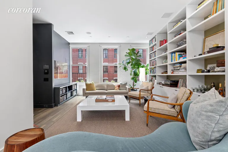 New York City Real Estate | View 399 Washington Street, PH | Living Room | View 8