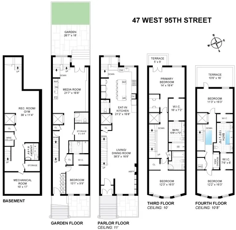 47 West 95th Street | floorplan | View 28
