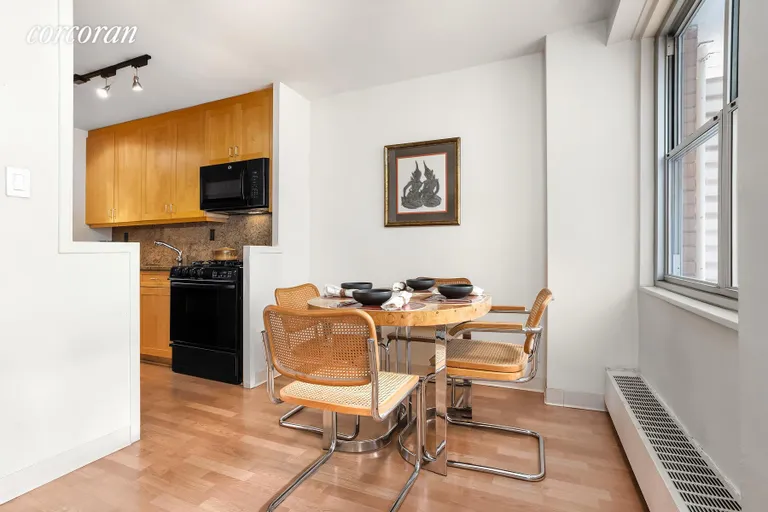 New York City Real Estate | View 303 West 66th Street, 14AW | Dining Area | View 2