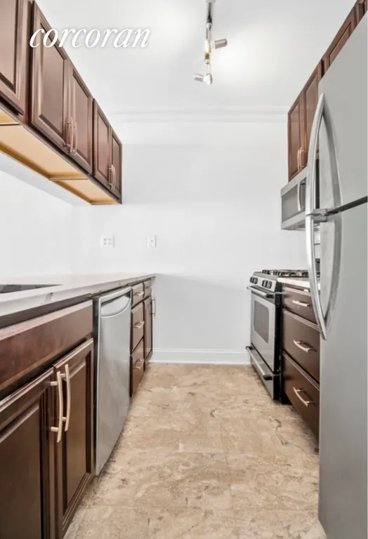 New York City Real Estate | View 393 West 49th Street, 4S | Kitchen | View 3