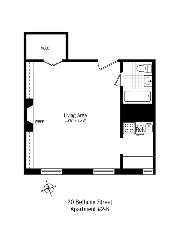 20 Bethune Street, 2B | floorplan | View 5