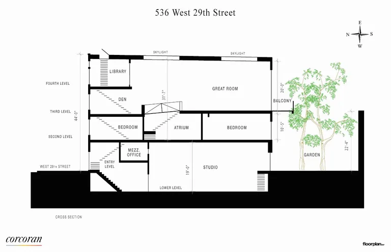 536 West 29th Street | floorplan | View 25