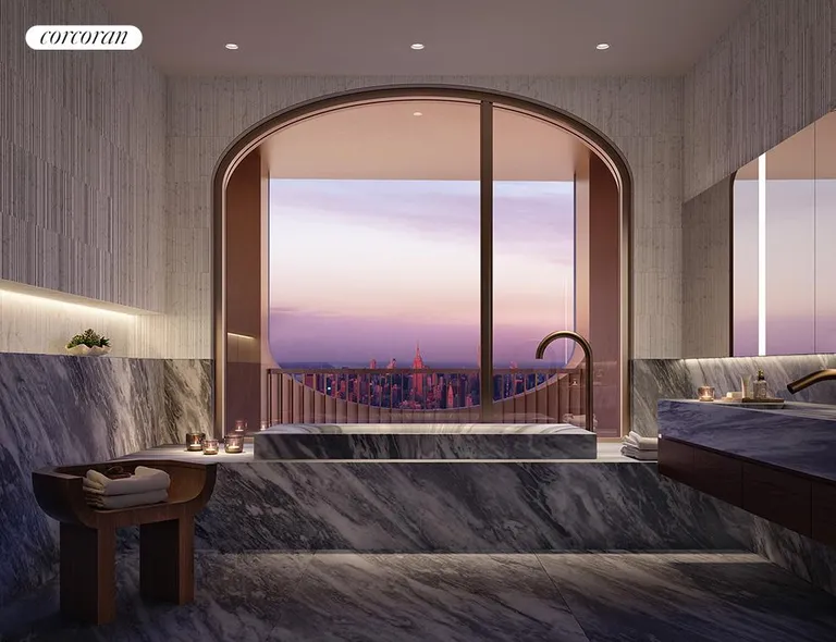 New York City Real Estate | View 130 William Street, PH63B | Full Bathroom | View 5