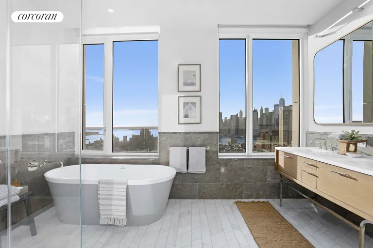 New York City Real Estate | View 1 Clinton Street, 37A | Bathroom | View 10