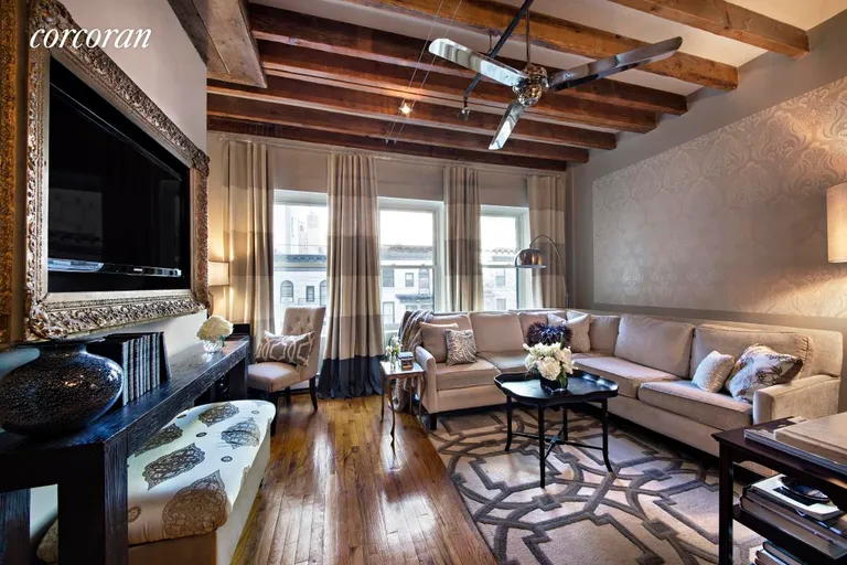 New York City Real Estate | View 258 West 99th Street, PH4 | Living Room | View 3