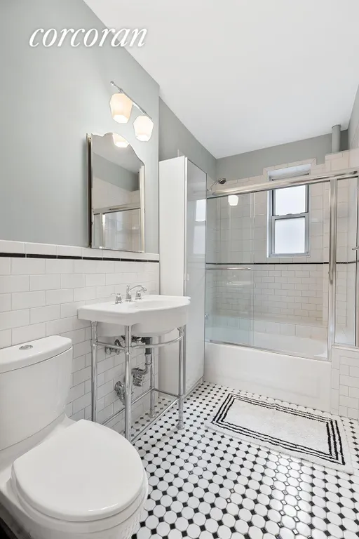 New York City Real Estate | View 280 Ocean Parkway, 5K | Renovated Full Bath of the Hall | View 6