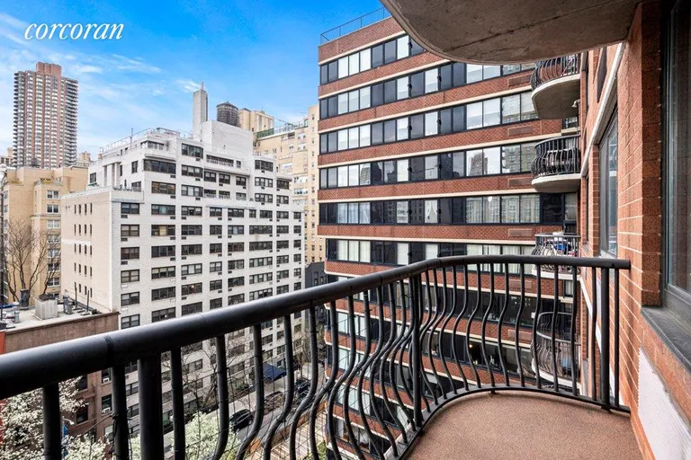 New York City Real Estate | View 343 East 74th Street, 9AB | North Facing Balcony | View 9