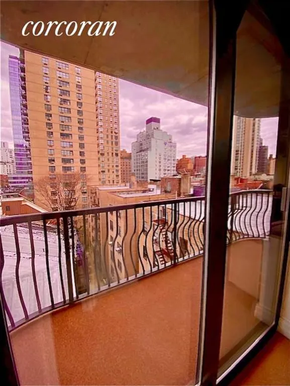 New York City Real Estate | View 343 East 74th Street, 9AB | West Facing Balcony | View 10
